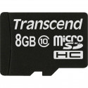 Trascend mälukaart microSDHC 8GB Class 10 + adapter