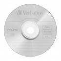 1x10 Verbatim CD-RW 80 / 700MB 10x Speed, Cakebox