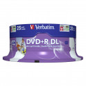Verbatim DVD+R 8.5GB 8x DL Printable 25tk tornis