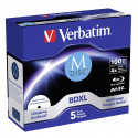 Verbatim BD-R M-Disc 100GB 4x Printable Inkjet 5pcs Jewel Case