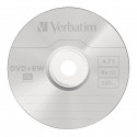 Verbatim DVD+RW 4.7GB 4x 25tk tornis
