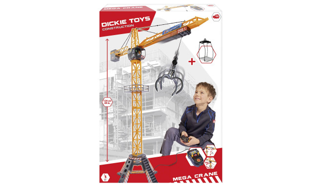 Dickie Toys kaugjuhitav mänguasi Mega Crane