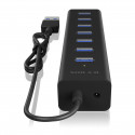 RaidSonic ICY BOX IB-HUB1700-U3 7 Port USB 3.0 Hub