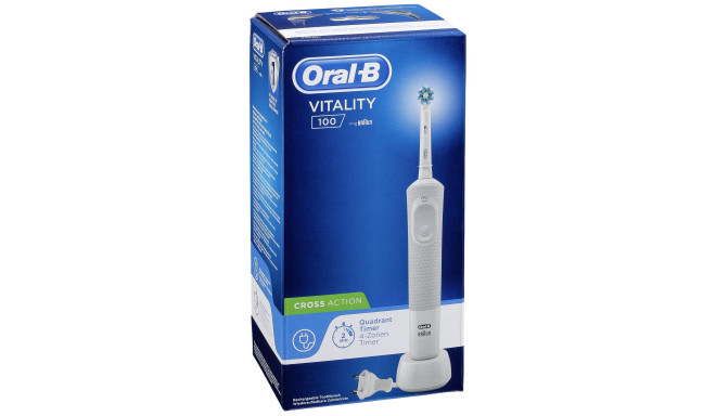 Oral-B Vitality 100  white CrossAction   Hangable Box