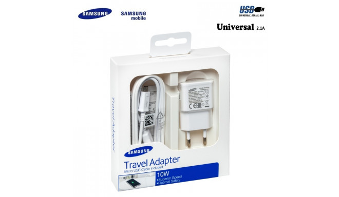 Samsung power adapter Dual USB-C & USB 35W, black (EP-TA220NBE)
