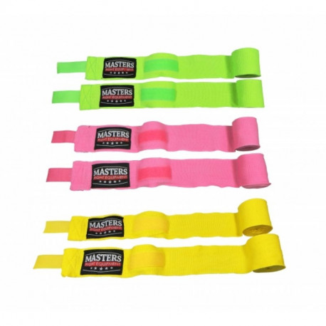 Elastic boxing bands BBE-2.5 13035-042.5 (różowy)