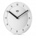 Braun BC 06 W Quartz wall clock analog white