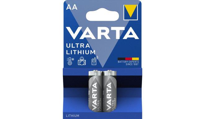 Varta patarei Ultra Lithium Mignon AA LR06 2tk