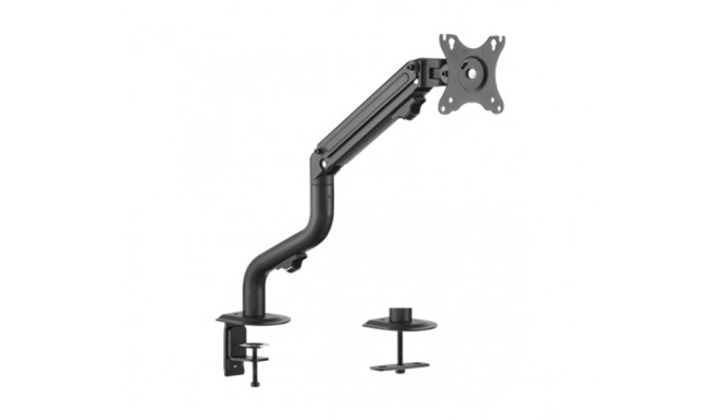 Gembird MA-DA1-02 reguleeritav laua ekraani kinnituse vars (kallutatav), 17”-32”, kuni 8 kg