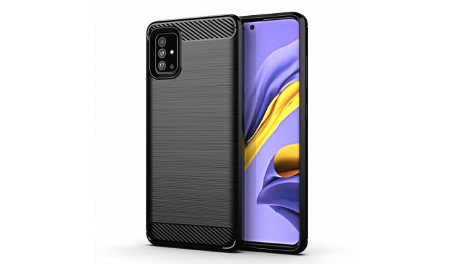 Fusion Trust tagakaane silikoonist ümbris SSamsung A146B Galaxy A14 5G mustaks