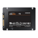 Samsung SSD 870 EVO 1000 GB, SSD form factor 2.5", SSD interface SATA III, Write speed 530 MB/s, Rea