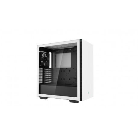 Deepcool MID TOWER CASE CH510 Side window, White, Mid-Tower, Power supply included No