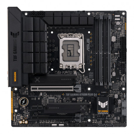 Asus TUF GAMING B760M-PLUS D4 Processor family Intel, Processor socket LGA1700, DDR4 DIMM, Memory sl