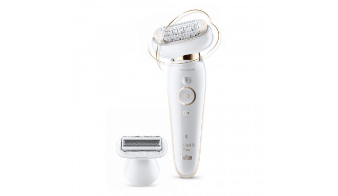 Braun Epilator Silk-epil 9 Flex SES9002 Operating time (max) 40 min, Number of power levels 2, Wet&a