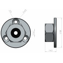 10000-481A Cable Feed Through (for cable Ø 5 - 6 mm)