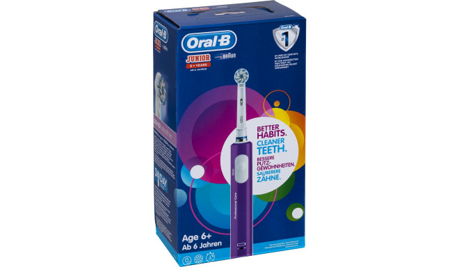 Oral-B electric toothbrush Junior, violet