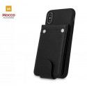 Mocco Smart Wallet Case Чехол Из Эко Кожи - Держатель Для Визиток Apple iPhone XS Max Черный