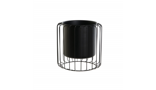 stādītājs DKD Home Decor Melns Metāls 26 x 26 x 26 cm