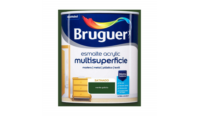 Acrylic polish Bruguer 5057506 Galicia Green 750 ml Satin finish