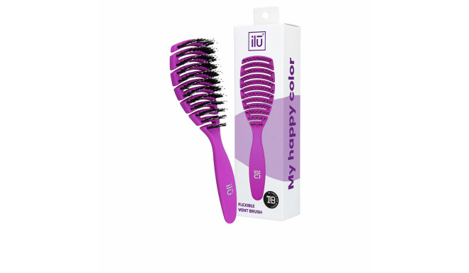 Detangling Hairbrush Ilū Flexible Vent Purple