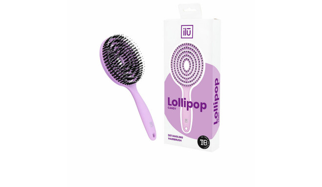 Detangling Hairbrush Ilū Lollipop Purple