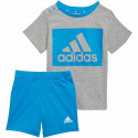 Laste Spordikostüüm Adidas Essentials Sinine Hall (9-12 kuud)