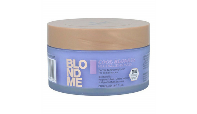 Hair Mask Blondme Cool Blondes Schwarzkopf (200 ml)