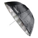 Caruba umbrella Deep 85cm, silver/black