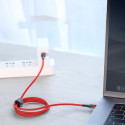 Baseus Cafule Cable odolný nylonový kabel USB-C PD / USB-C PD PD2.0 60W 20V 3A QC3.0 1M černo-šedý (