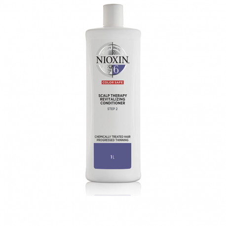 NIOXIN SISTEMA 6 - Acondicionador - Cabello Tratado Químicamente y muy Debilitado - Paso 2 1000 ml