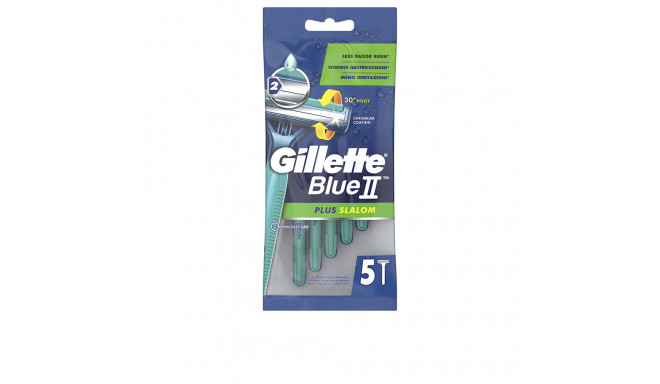 GILLETTE BLUE II PLUS SLALOM cuchilla afeitar desechable 5 u