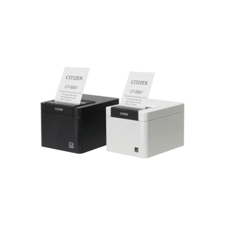 Citizen CT-E601, 8 dots/mm (203 dpi), cutter, USB, USB Host, white