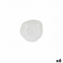 Bowl Ariane Earth Ceramic White Ø 17 cm (6 Units)