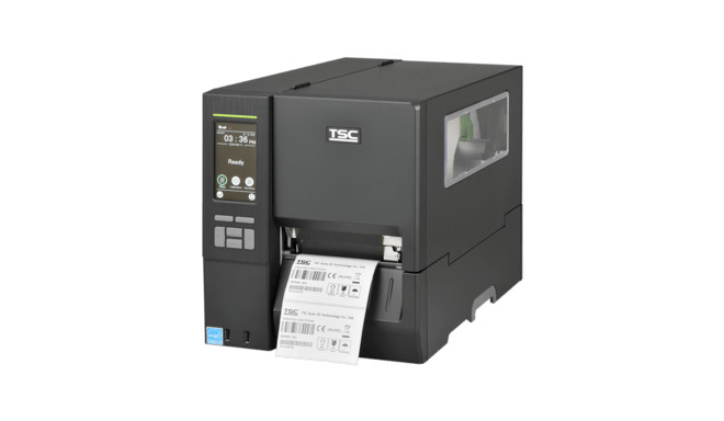 TSC MH241 Series, 8 dots/mm (203 dpi), rewinder, disp., RTC, USB, RS232, Ethernet