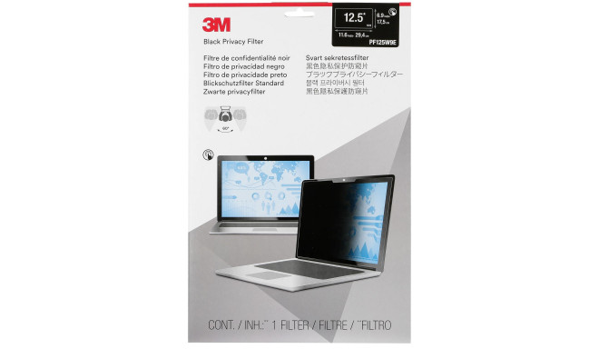 3M kaitsekile PF125W9E Privacy Standard Laptop 12,5 16:9