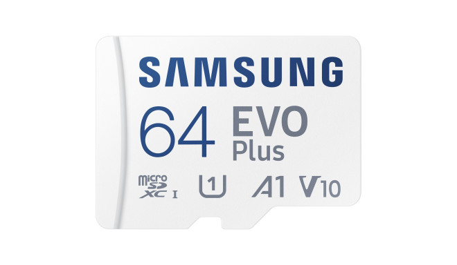 Samsung microSDXC EVO Plus 64GB with Adapter MB-MC64KA/EU