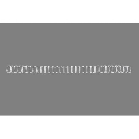 Köitespiraal traat 3:1 (34-auguga), nr5, 8mm, valge, kuni 50 lehte, 1pk (pakis 100tk)