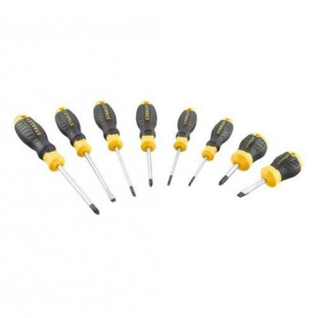 ST. SCREWDRIVERS 8 pcs. C/GRIP (4PŁ+4PH)
