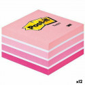 Piezīmju Bloku Post-it 76 x 76 mm Rozā 450 Loksnes (12 gb.)