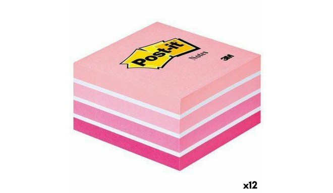 Märkmik Post-it 76 x 76 mm Roosa 450 Lehed (12 Ühikut)