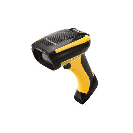 Datalogic PM9100, 1D, multi-IF, kit (USB), RB, black, yellow