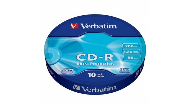 Verbatim CD-R 700MB 52x Extra Protection 10tk Soft Pack (43725)