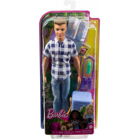 Doll Barbie Camping Ken + accessories