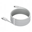 Baseus cable Simple Wisdom USB - USB-C 1,5 m 5A white 2 pcs