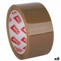 Adhesive Tape Apli 48 mm x 66 m Brown (6 Units)