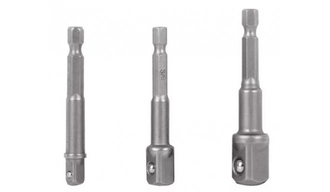 1/4", 3/8" un 1/2", adapteru komplekts Truper®