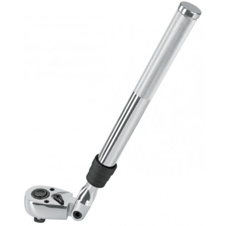 1/2" ratchet with telescopic handle and flex head, 350-490mm Truper®