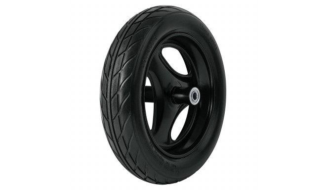 Wheelbarrow wheel, puncture proof, 41x10cm with shaft and 1x ball bearings Truper®