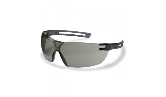 Safety glasses Uvex X-fit, grey lens, supravision excellence (anfi scratch, anti fog) coating,  blac