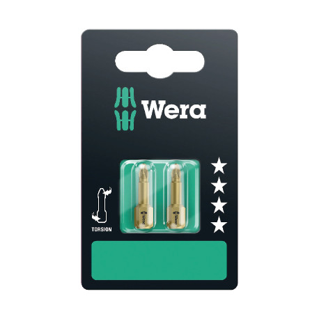 Wera 855/1 TH Torsion bits PZ 1 x 25mm 2pcs
